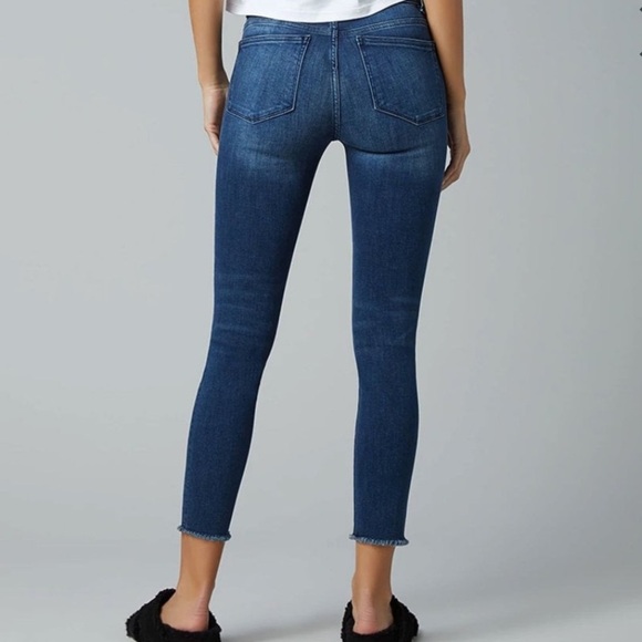 NEW DL1961 Florence Mid Rise Instasculpt Skinny Jeans in Stranded Dark Blue - Picture 3 of 10